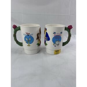 Walt Disney World On Ice Souvenir Beauty And The Beast 3D Mug Cup